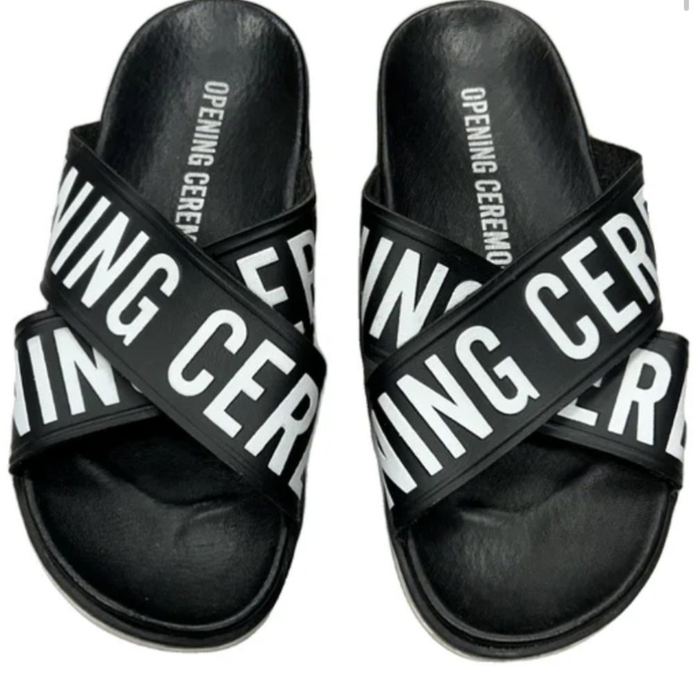 Opening ceremony criss cross sandals slides spring designer 5 fall casual boho